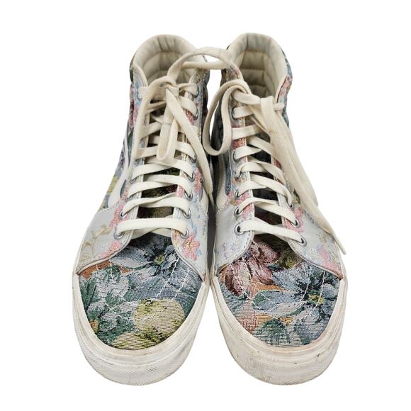 Vans SK8-Hi Floral Tapestry Print High Top Shoes Sneakers Womens Size 9.5 - Picture 6 of 6